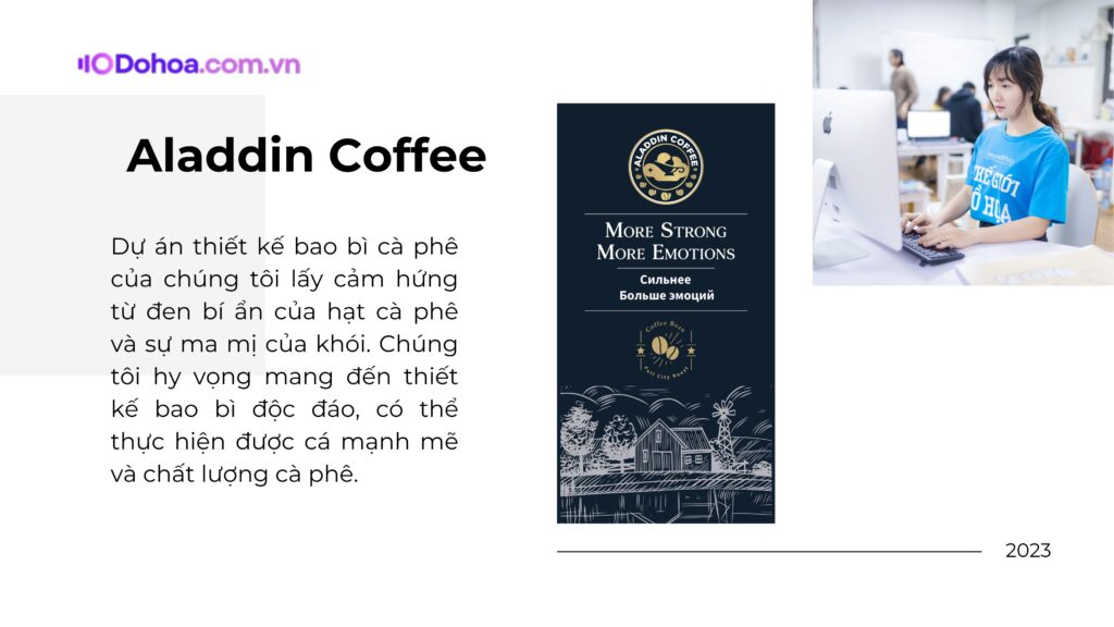 Dự án thiết kế bao bì Aladdin Coffee
