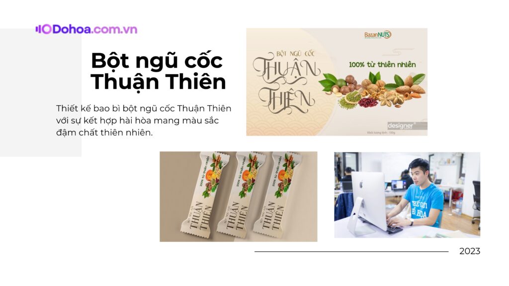 Dự án thiết kế bao bì bột ngũ cốc Thuận Thiên